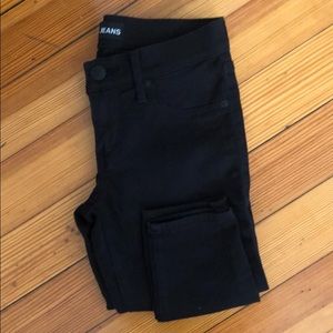 Express black jeggings 0 Reg low waisted